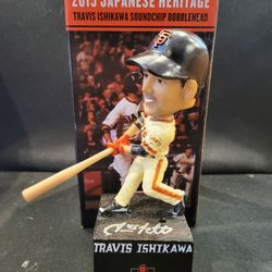 Travis Ishikawa signed bobblehead