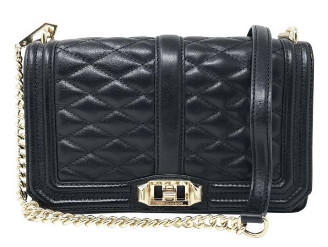 Authentic Rebecca Minkof Leather Crossbody Shoulder Bag