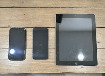 Two iPhones and One iPad For Sale