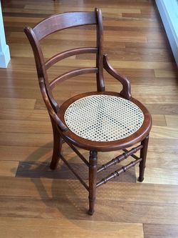 Victorian side  chair with new Handwoven Cane Seat