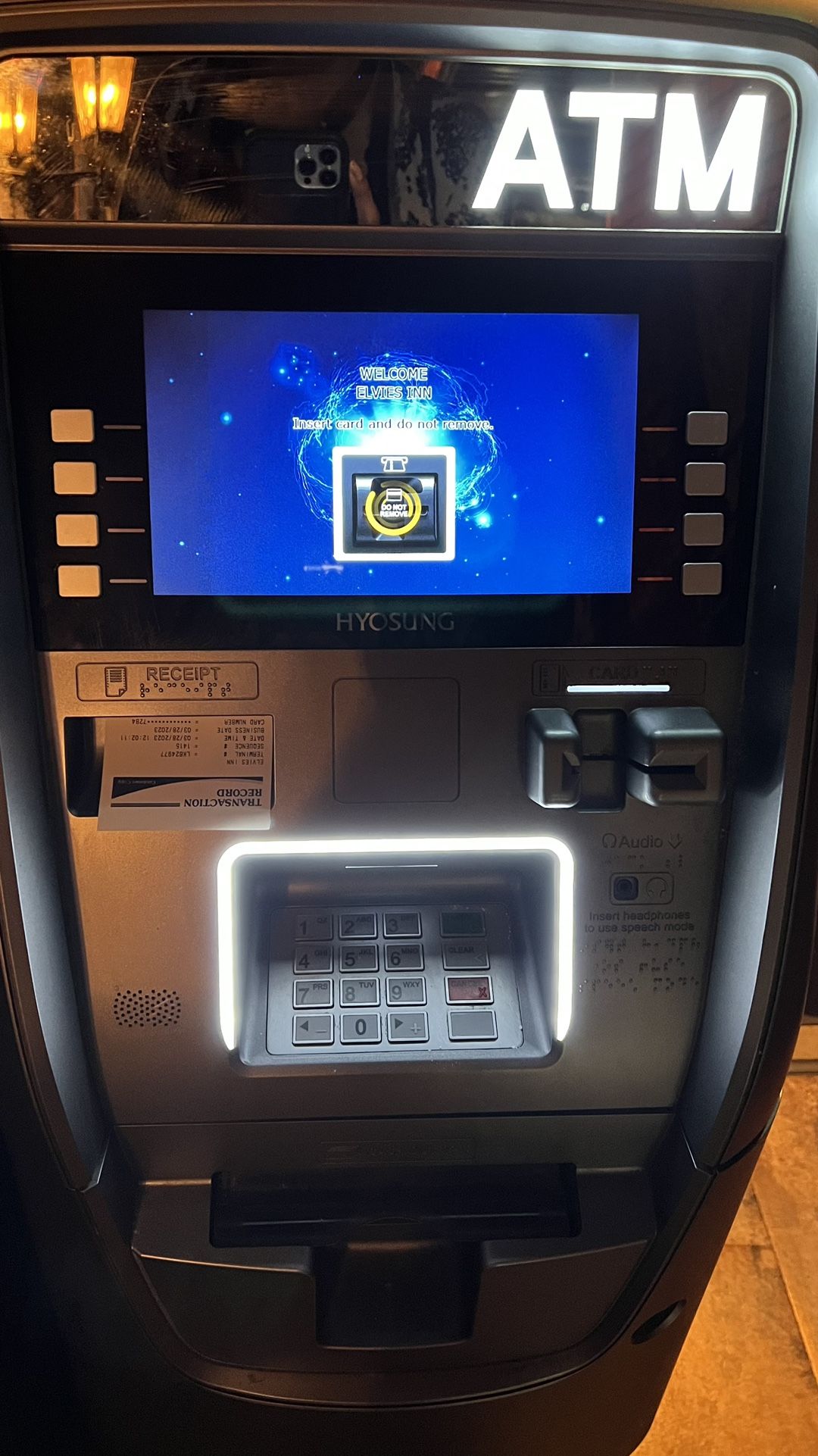 Hyosung ATM machine Used 1 Year Only