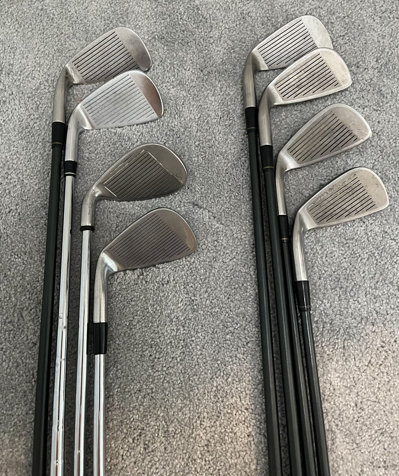 Maruman CS301T 38 Iron Set, Taylormade 7iron, Callaway Sand Wedge