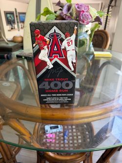 Mike trout 400th homerun bobble head