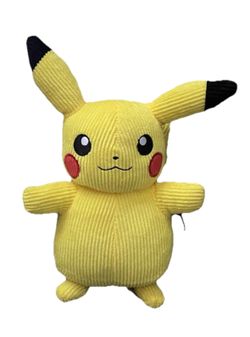 The 8" Pikachu Corduroy plush  Pikachu