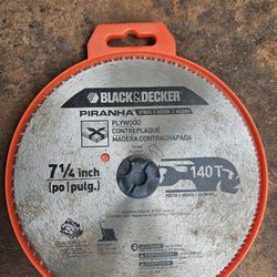 7 1/4 " Black & Decker Sawblade