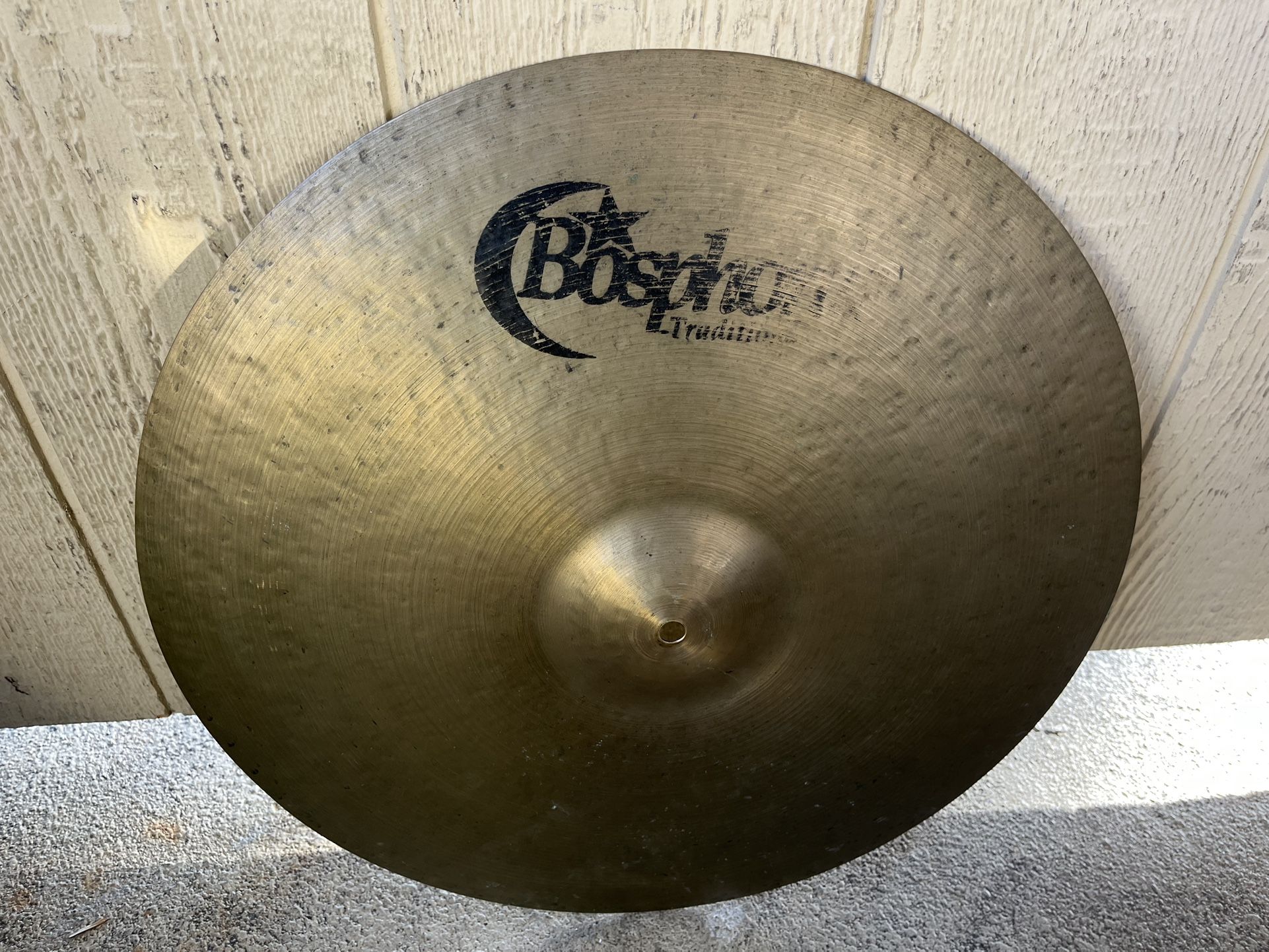 Bosphorus 21” Traditional Medium Ride Cymbal, Drum