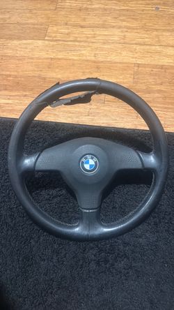 BMW 3series E30 E34 OEM GENUINE STEERING WHEEL