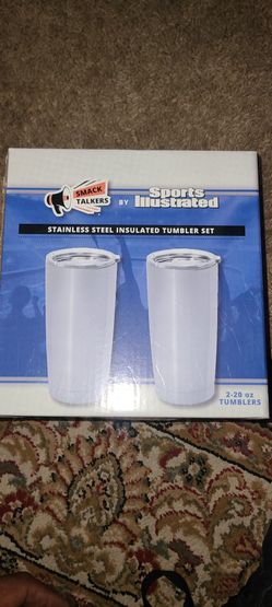 New 2- 20oz Steel Insulated Cups