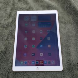 Normal wear of used. Is 2019 With Fingerprint ID. Is 12.9 big Big Ipad Pro 128GB. Is gold & white. Come with original charger. No cracks but is used. 