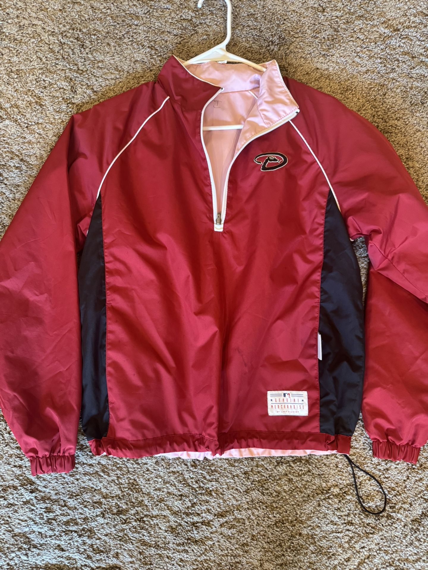 Diamondbacks Reversible Pullover, Jacket, Pink, Red