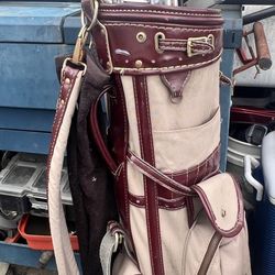 Golf Club Set With Bag And Assorted Clubs