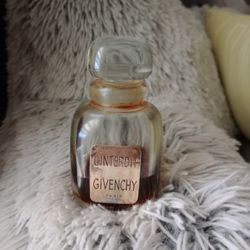 Antique 1950's Givenchy Glass Bottle