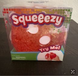 Squeeezy Glitter Stress Ball Toy dice