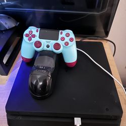 PS4 Slim W/ Controller And Cables/HDMI
