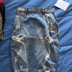 Denim Skirt 