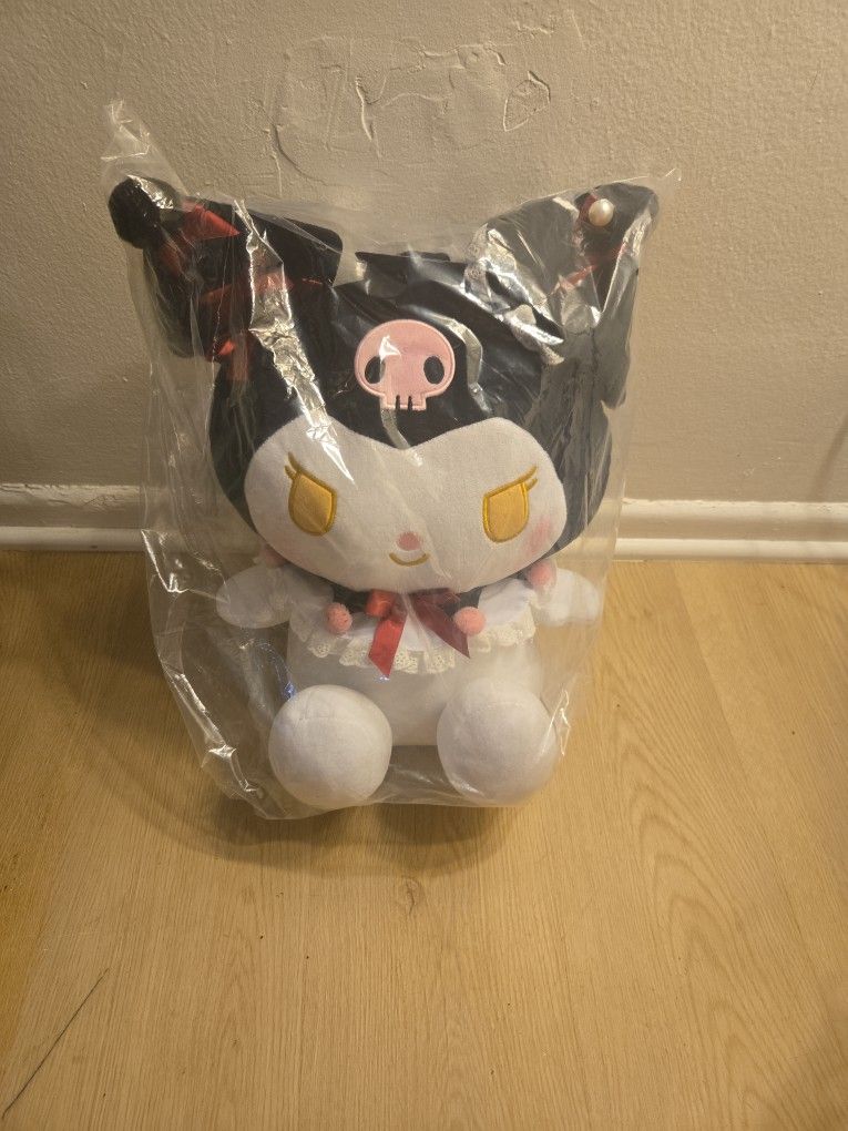 Sanrio Large NWT KUROMI Plushie Backpack