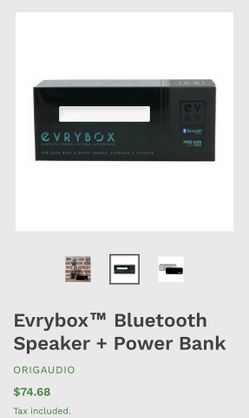 Bluetooth Speaker and charger all in One.