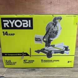 Ryobi 14 Amp Corded 10 in. Compound Miter Saw 