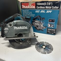 Makita XSC04Z 18V LXT Lithium-Ion Brushless Cordless 5-7/8" Metal Cutting Saw, Bare Tool, no battery