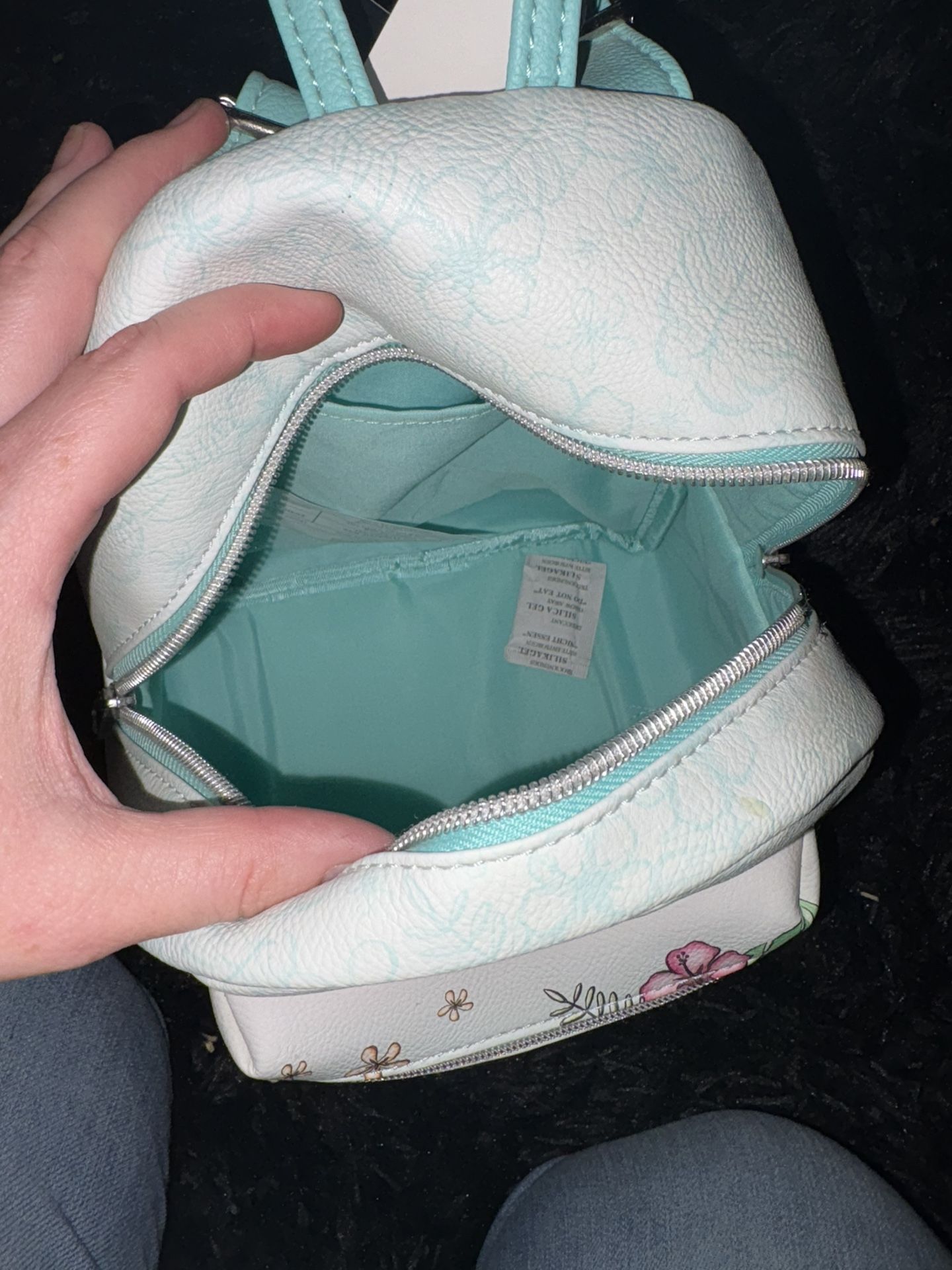 Disney Loungefly Lilo And Stitch Hibiscus Sketch Mini Backpack display picture 1