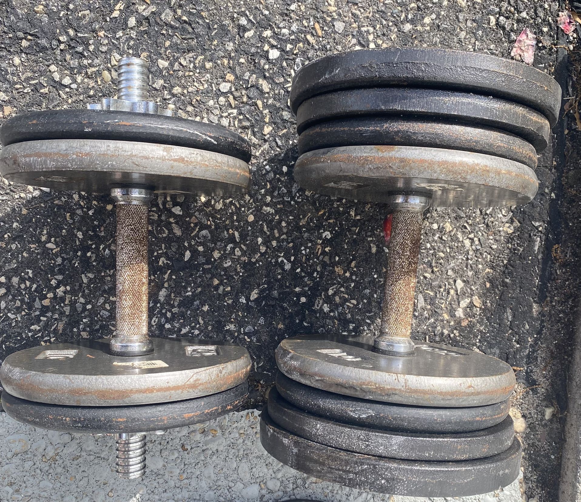 Dumbbells With Weights 1”