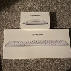 Apple Magic Keyboard and Mouse