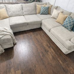 Comfy Tan Sectional