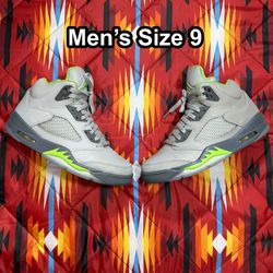Nike Air Jordan 5 Retro Green Bean Men’s Size 9 DM9014-003 OG Retro