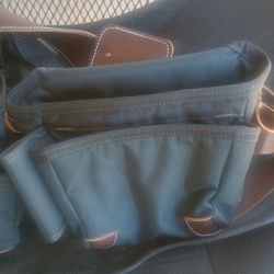 Dead On Tools DO-HSR Leather Hybrid Tool Belt w/ Suspender Water Resistant Black