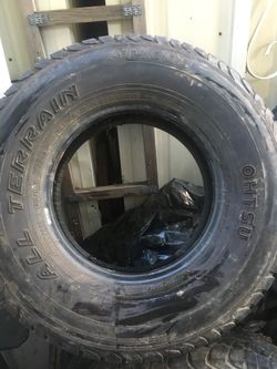 2) 235 85 16r tires