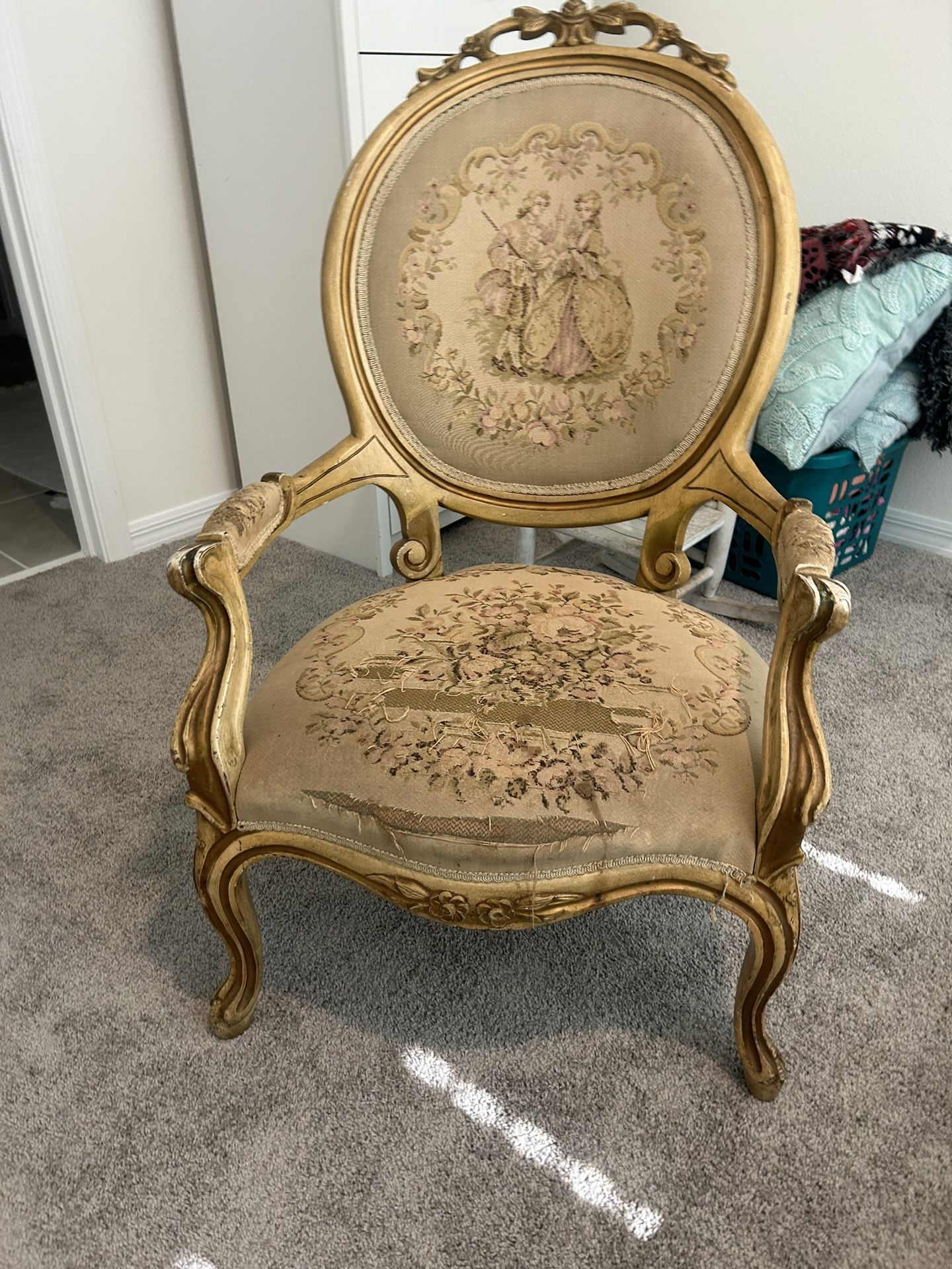 Antique French Sitting Chair 