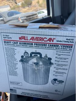 HEAVY CAST ALUMINUM PRESSURE CANNER/COOKER