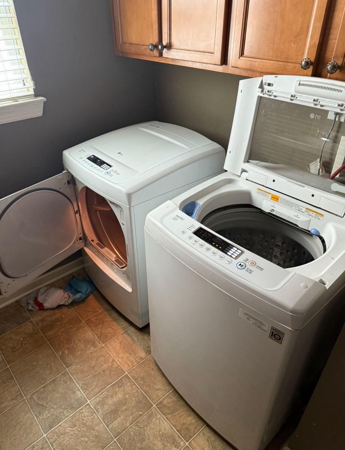 LG Smart Washer and Dryer Set