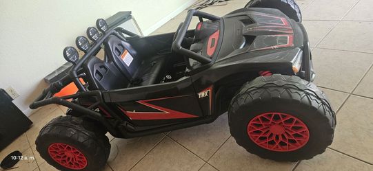 24V KEC Monster Buggy Ride-On 2-Seater Remote Control Leather Seats LED Lights