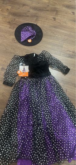 Kids Witch Halloween Costume with Hat