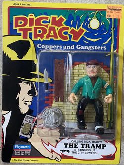 Dick Tracy Steve The Tramp Vintage Playmates Action Figure 1990 MOC