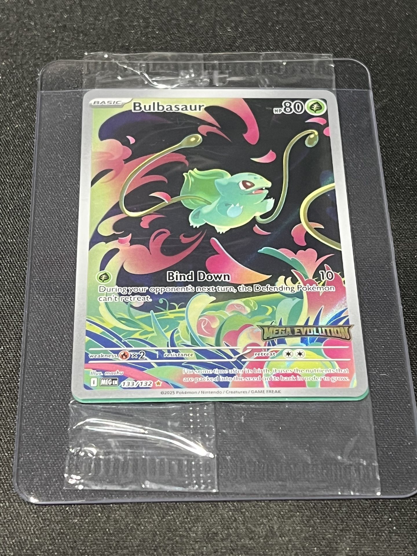 Bulbasaur 133 Mega Evolutions Stamped Promo