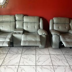 Leather Sofa In Great Condition 