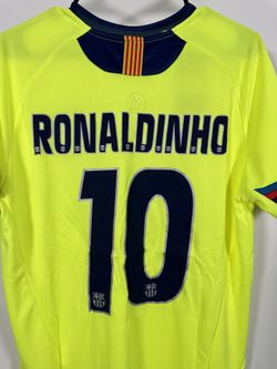 Barcelona 2005-2006 Ronaldinho 10 Away Jersey
