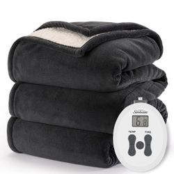 Sunbeam heated blanket discount preheat