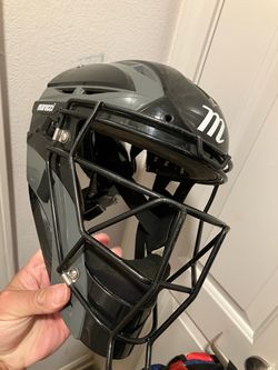 Marucci Youth Baseball Catchers Helmet Mask Size 6 1/4–7 Black Gray