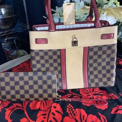 Unique vegan Handbag And Wallet