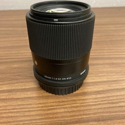 Sigma 30mm F/1.4 DC DN L MOUNT