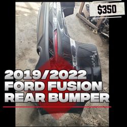 2019/2020/2022 Ford Fusion Rear Bumper Cover