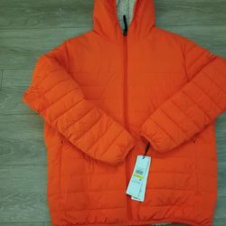 Clavin kelin women's orange jacket  size Medium