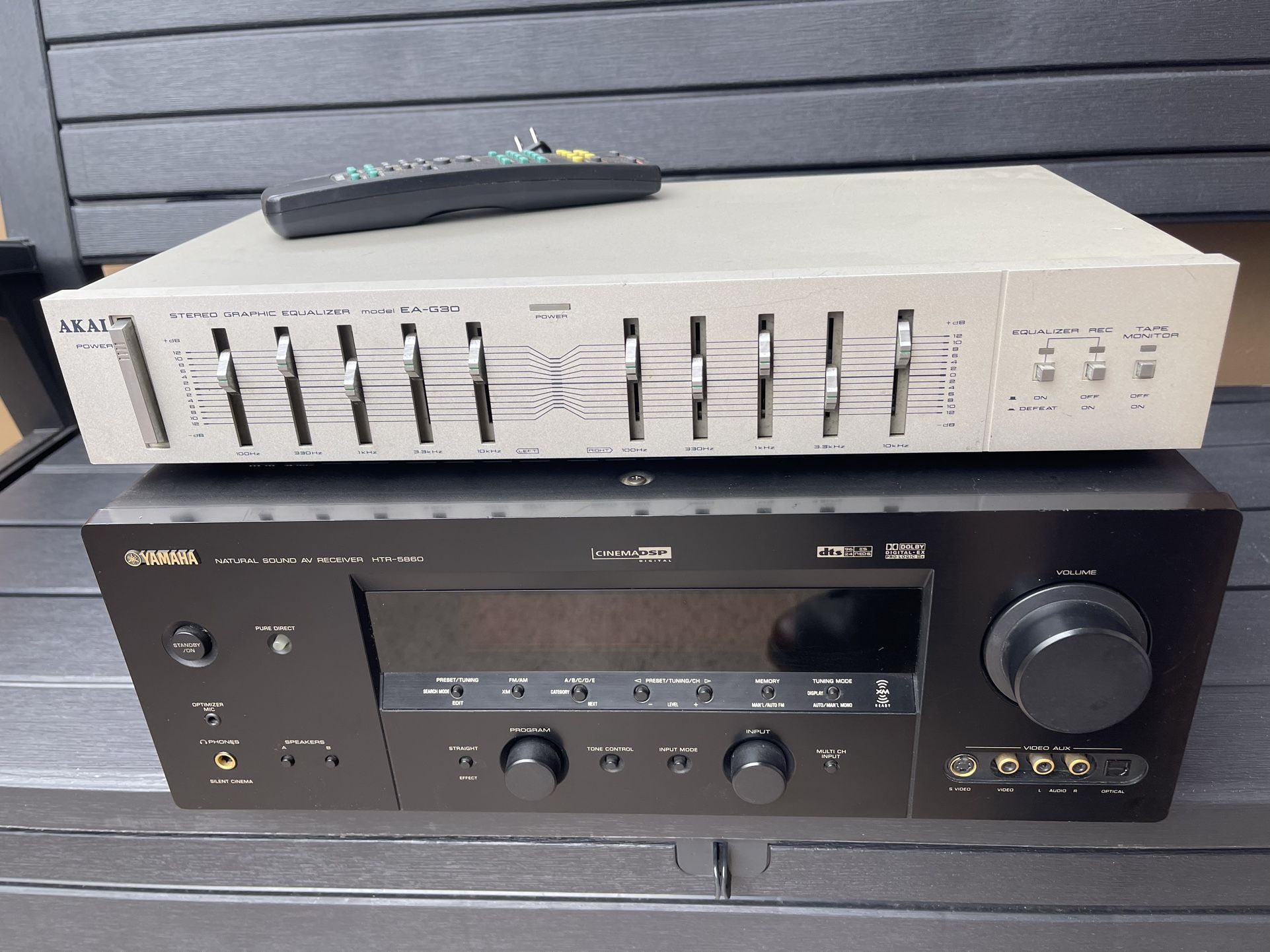 Stereo Receiver Yamaha Ecualizer
