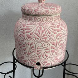 Jarrón Rosa Para Agua
