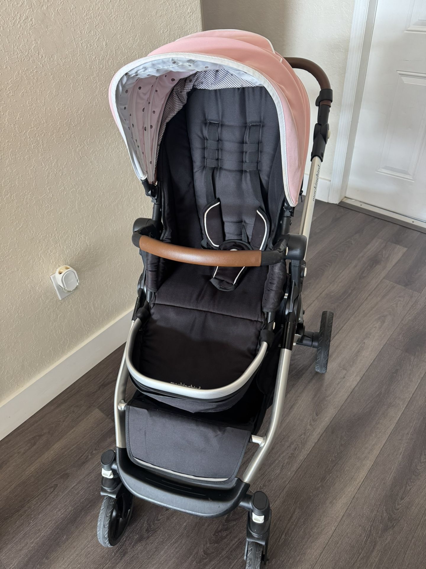 Mockingbird Double Stroller With Two Canopies