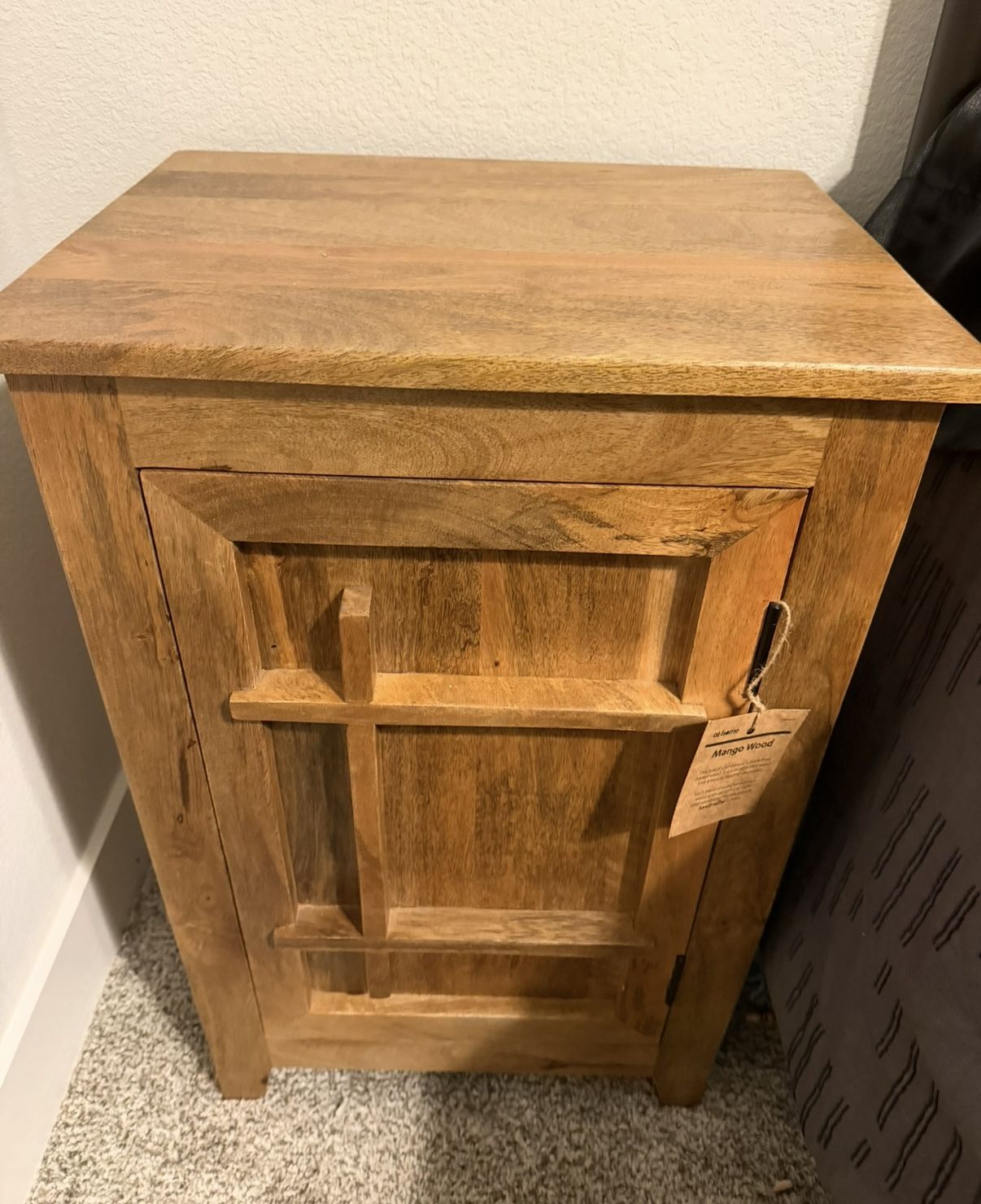 🌳 Solid Mango Wood Nightstands (PAIR) $280
