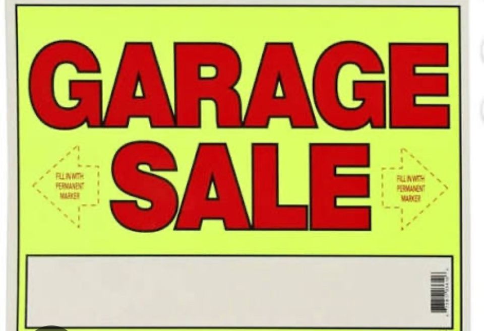 Garage Sale Today Sept 13